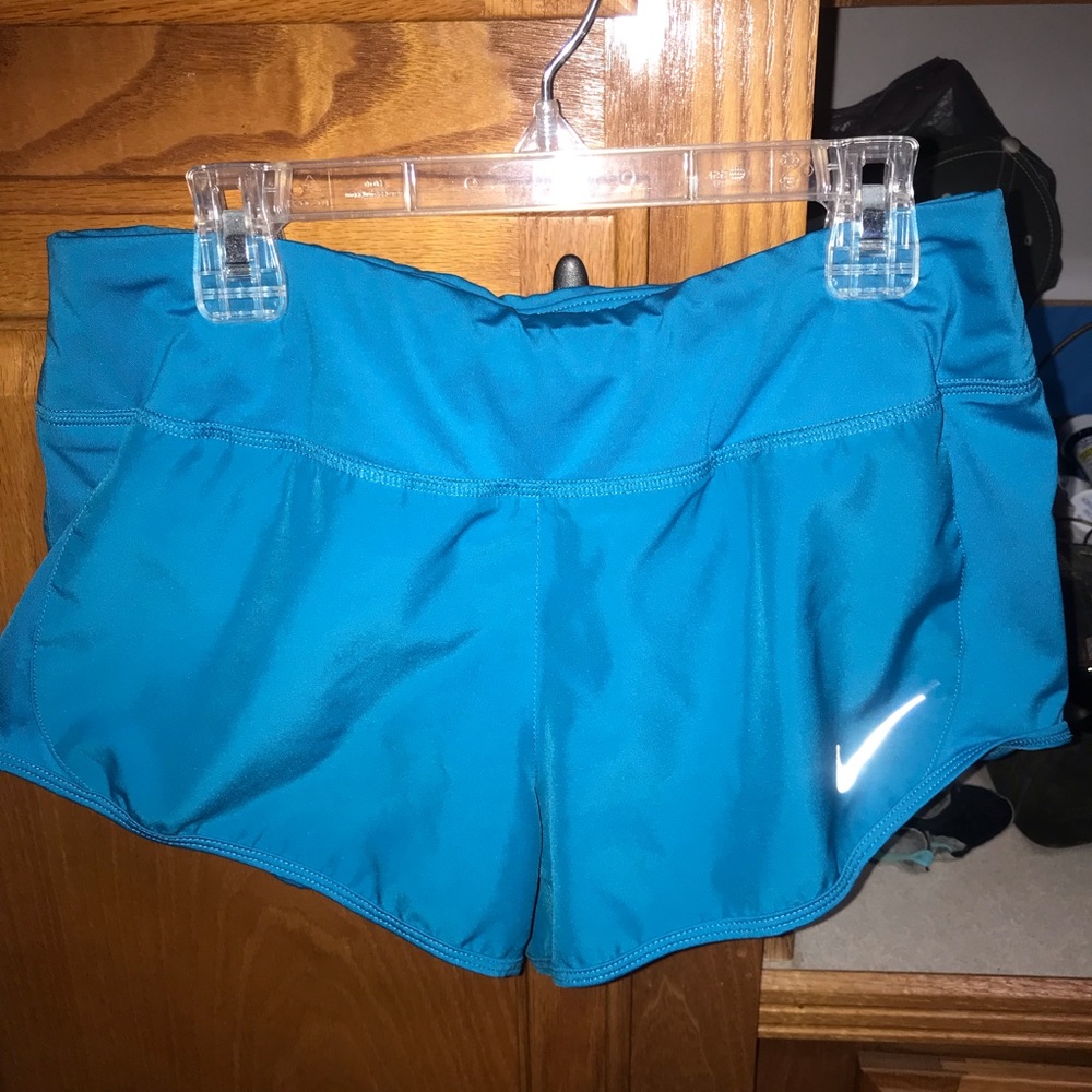 Nike Dri Fit Light Blue Running Shorts